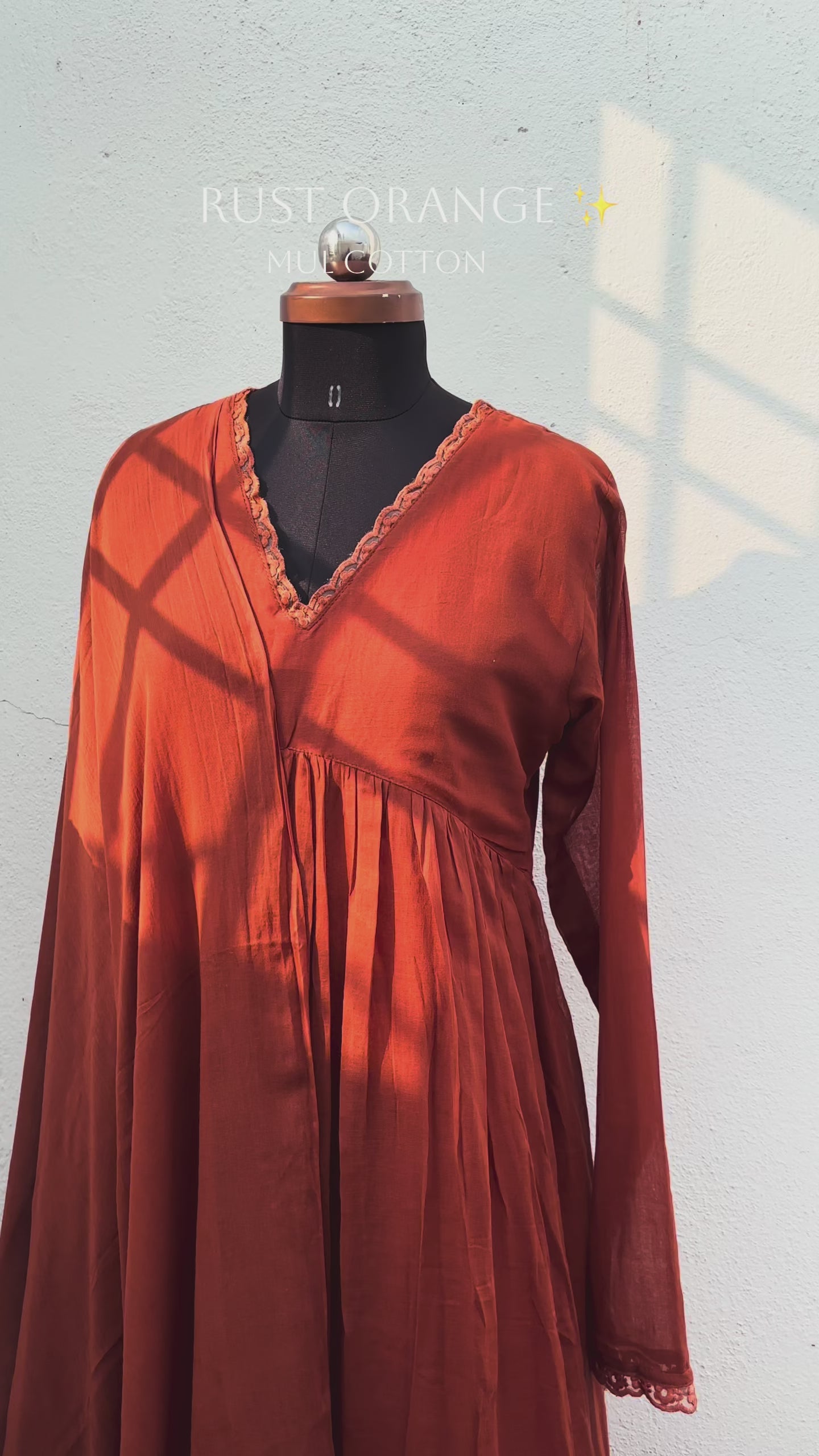 Mul Solid - Rust Orange